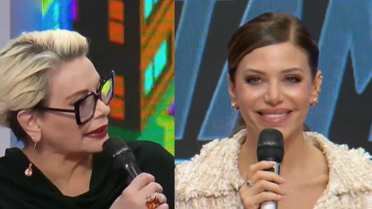Carmen Barbieri elogió el look de Evangelina Anderson.