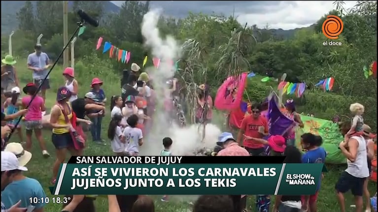Carnavales jujeños junto a Los Tekis