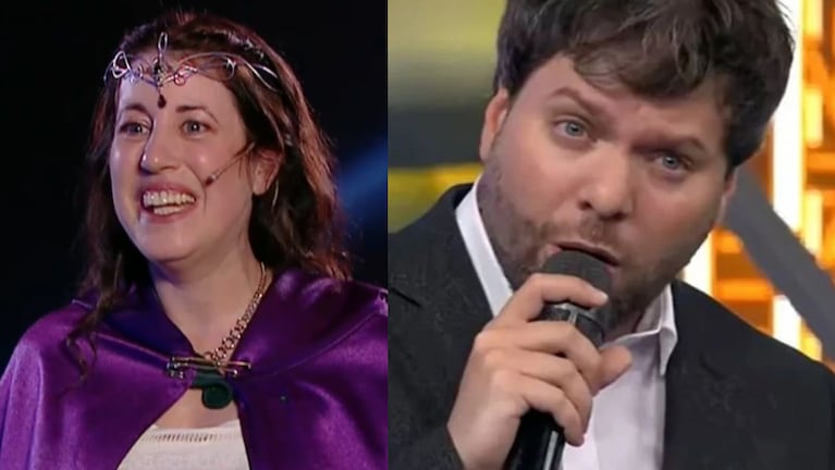Carolina y una amistad que no convenció a Guido Kaczka en Los 8 Escalones.