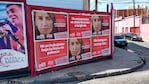 Carteles del MST y el Frente de Izquierda ocuparon espacios privados.