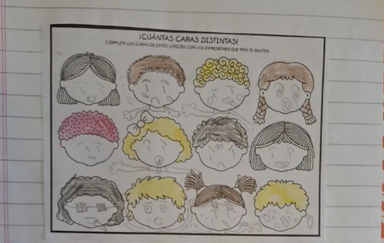“Casa, miedo”: los estremecedores dibujos del nene de 8 años antes de ser asesinado por su padre