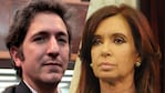 Casanello y Cristina Kirchner intercambian mensajes por Telegram.