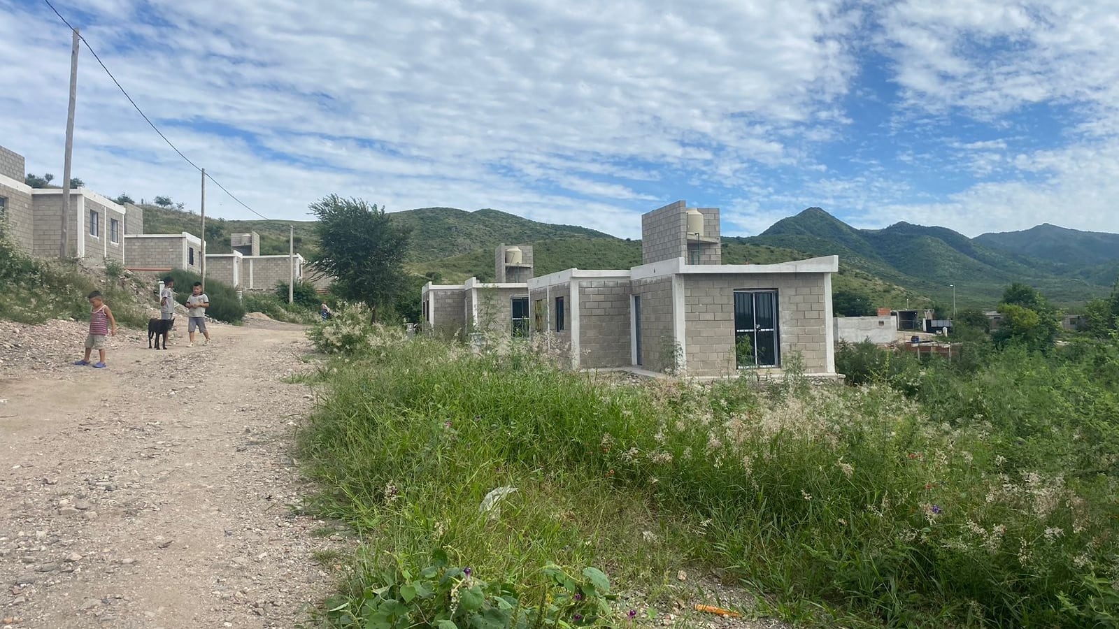 Casas a medio construir en La Calera