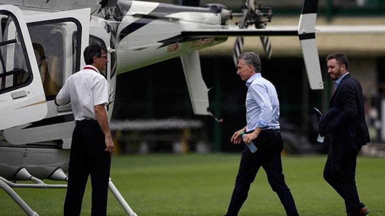 Caserio denunció que Macri usó el helicóptero oficial para cortarse el pelo en Córdoba