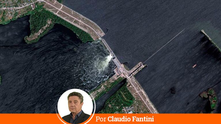 Catástrofe humanitaria y ecológica por la represa destruida en Ucrania.