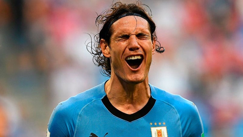 Cavani, la gran figura de Uruguay.