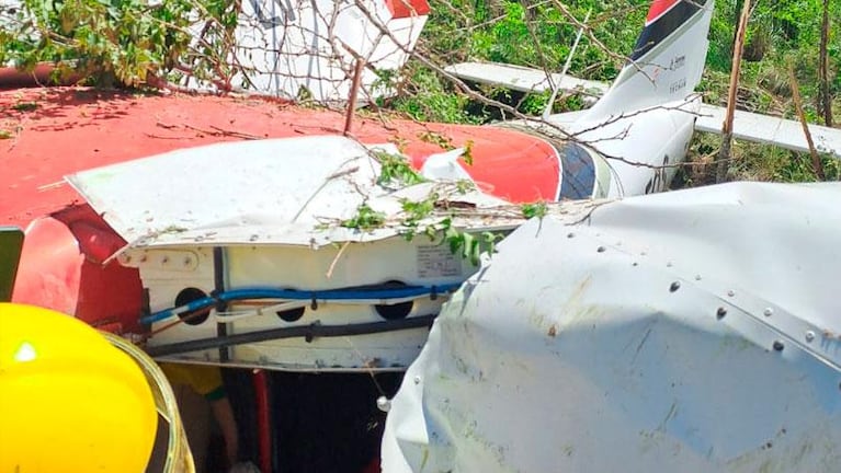 Cay una avioneta en Villa Rumipal