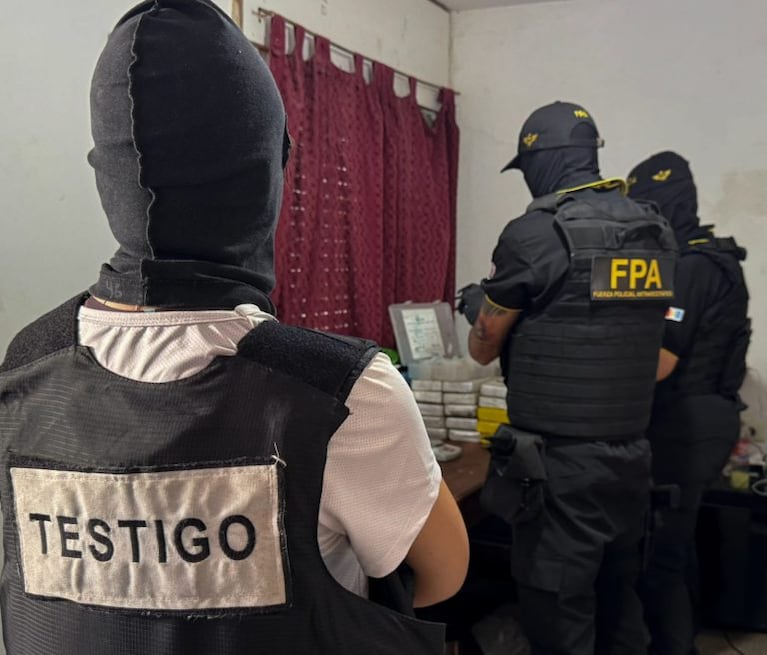 Cayó banda narco en Córdoba: tenían kilos de cocaína valuados en más de 1.3 millones de dólares