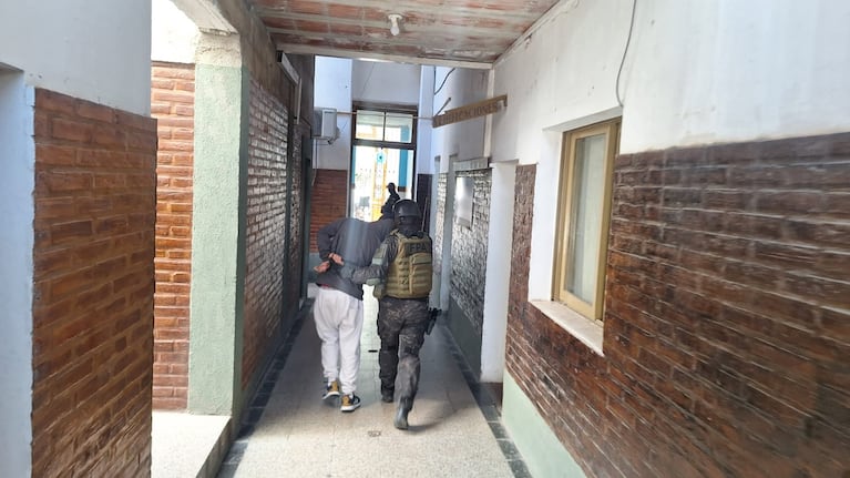 Cayó banda narco en Villa Dolores (Prensa FPA).