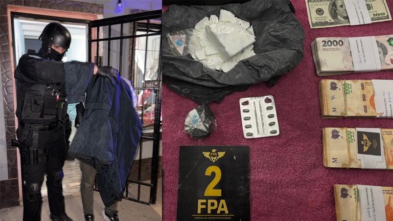 Cayó una familia narco en Villa Cornú anexo.