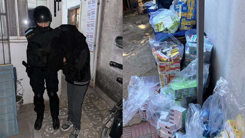 Cayó una farmacia clandestina en Córdoba.