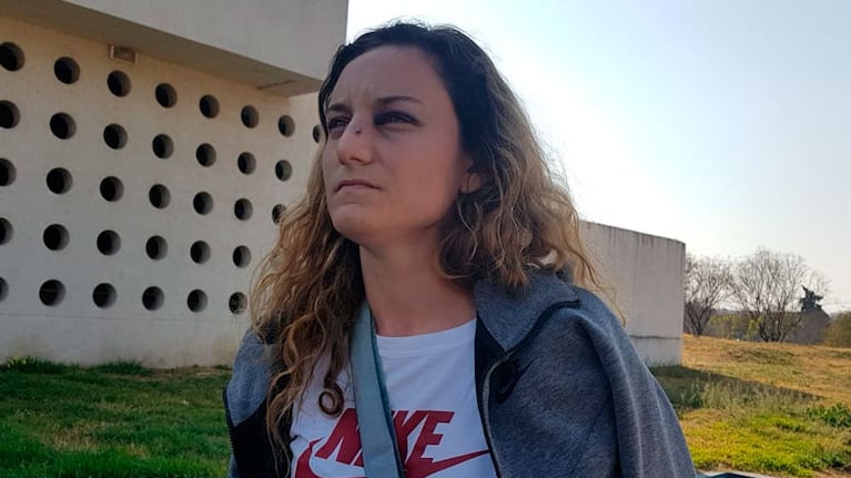 Celeste Racca, una de las cuatro heridas de la U.