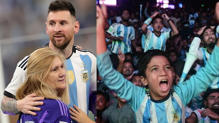 Celia Cuccittini se acordó de los hinchas de Argentina en Bangladesh.