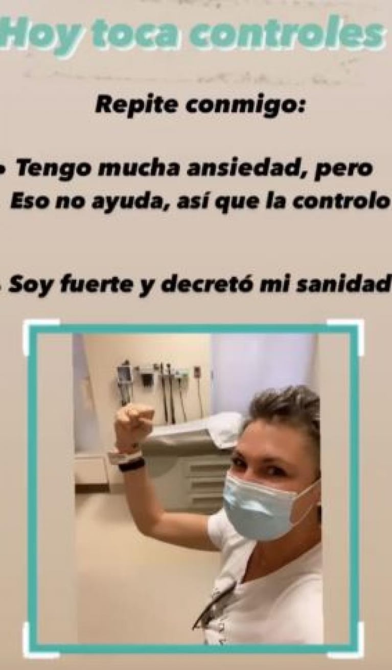 Celina Rucci mostró los resultados de sus estudios tras la leucemia