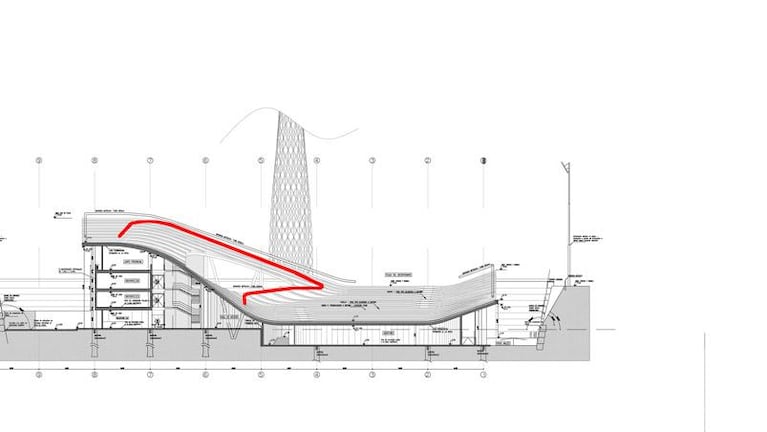 Centro Cultural: el plano original tenía baranda