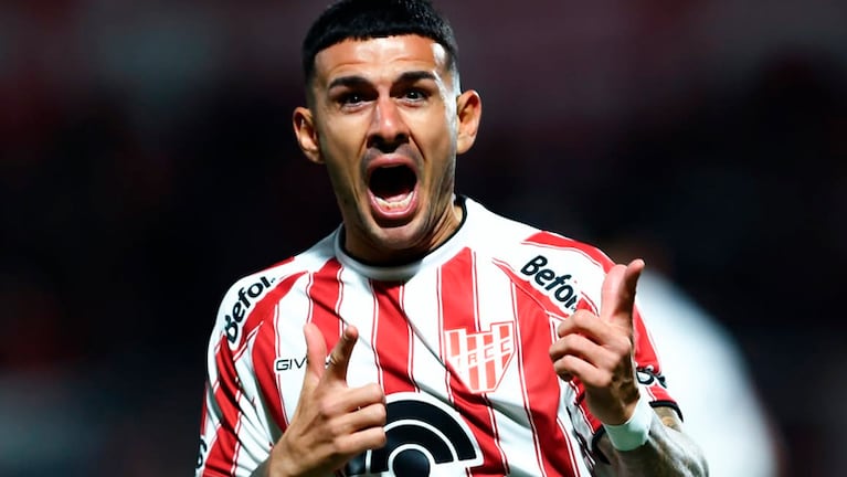 Cerato anotó el gol del triunfo de Instituto ante San Lorenzo. Foto: Prensa IACC.