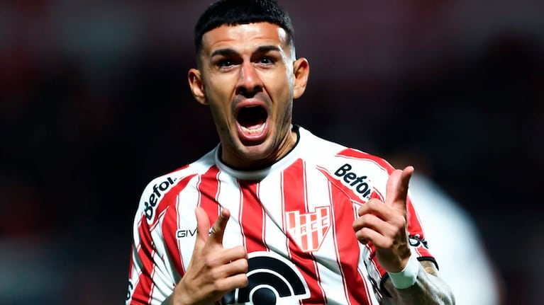 Cerato anotó el gol del triunfo de Instituto ante San Lorenzo. Foto: Prensa IACC.