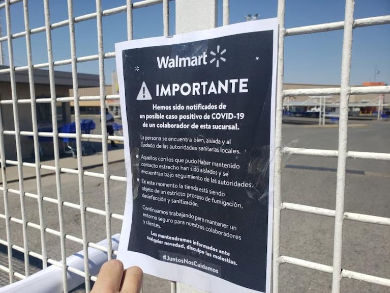 Cerraron un hipermercado Walmart en Córdoba por un caso de coronavirus