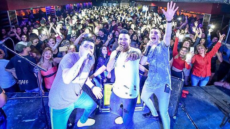 Chamo Ramírez, Rubén Pavón, Fede Herrera.