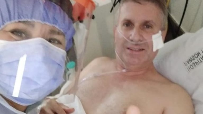 Chapita y Néstor, una amistad que nació dentro del Hospital Rawson.