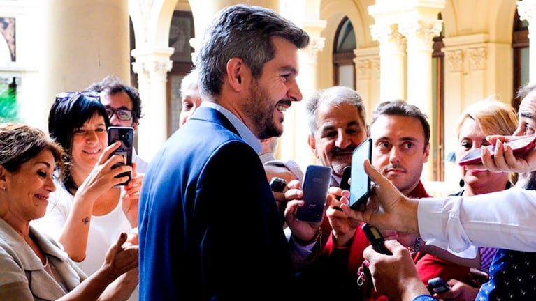 Charlando con periodistas en la Casa Rosada, el ministro coordinador se mostró optimista.