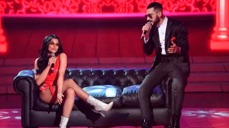 Charlotte y Maluma le dijeron adiós al certamen tras la decisión de los jueces.