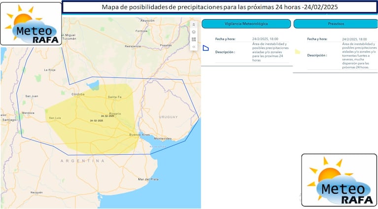 Chau ola de calor: las zonas de Córdoba con riesgo de tormentas severas