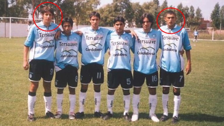 Chavarría y Suárez cuando eran compañeros de inferiores en Belgrano.