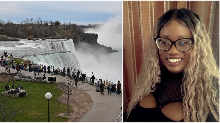 Chianti Means asesinó a sus hijos y luyego se quitó la vida en las cataratas del Niágara. (Foto: AFP/Gentileza The New York Post).