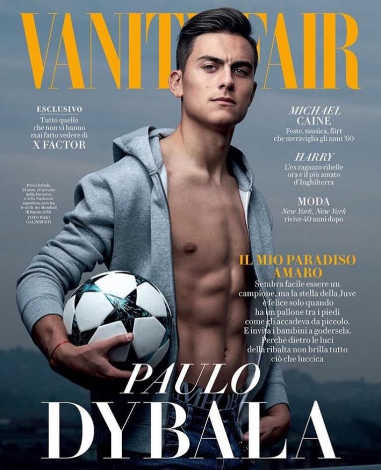 Chico de tapa: la producción de Dybala para Vanity Fair