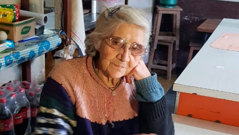 Chinina, la jubilada de 84 años que sufrió el robo.