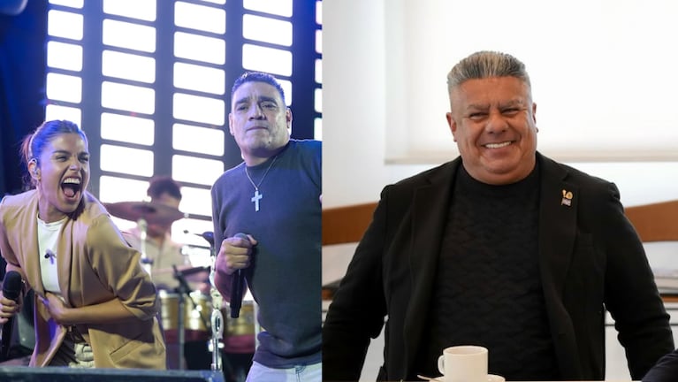 Chiqui Tapia presente en el baile de LBC y Euge Quevedo.