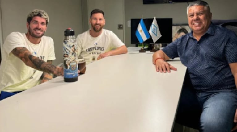 chiqui tapia rodrigo de paul leo messi