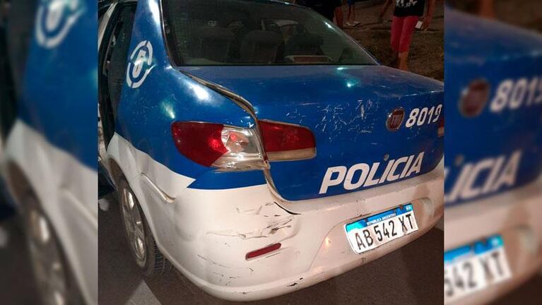 Chocó alcoholizado a un patrullero e hirió a dos policías