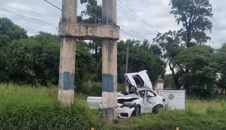 Choque del BMW en Córdoba.
