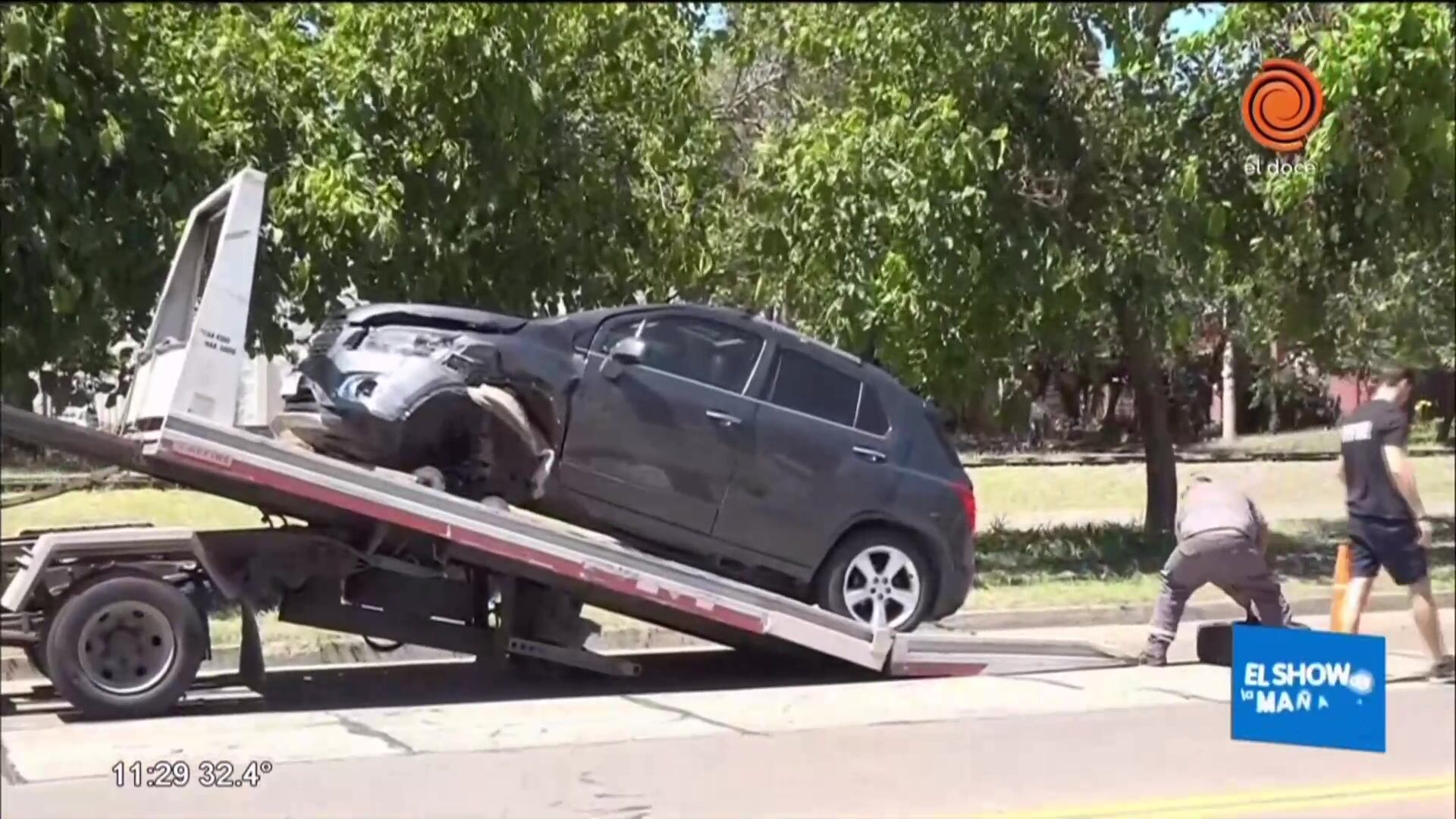 Choque en cadena deja un herido