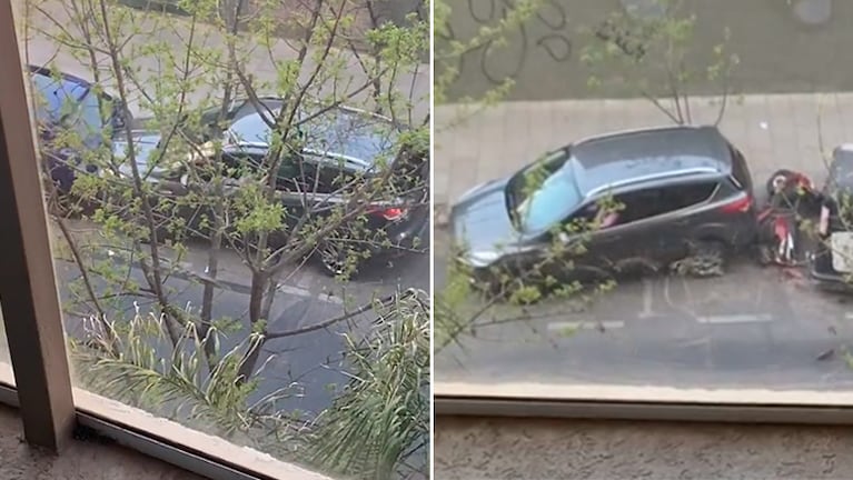 Choque en cadena en Nueva Córdoba.