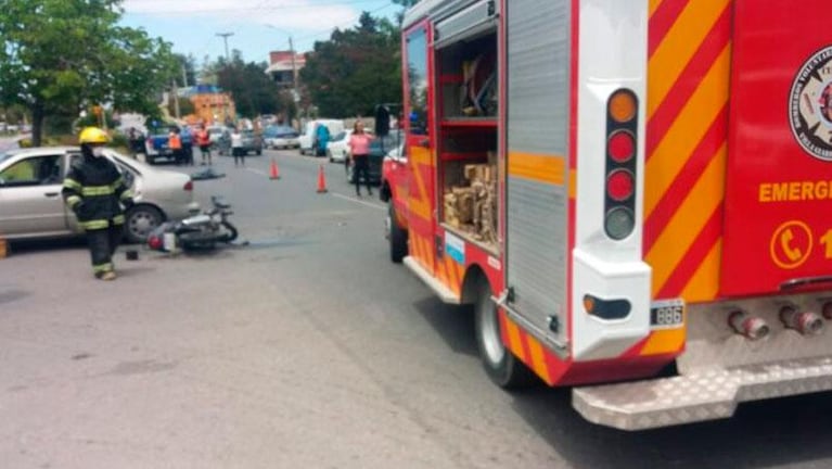 Choque entre un auto y una moto: murió un joven de 22 años