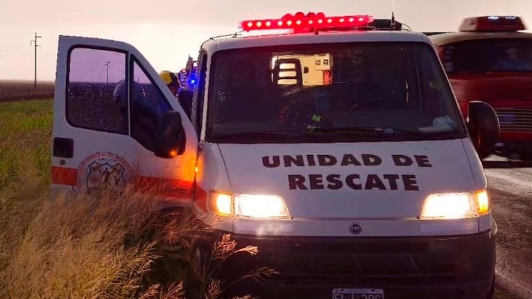 Choque fatal en una ruta de Córdoba (Archivo: Bomberos voluntarios)
