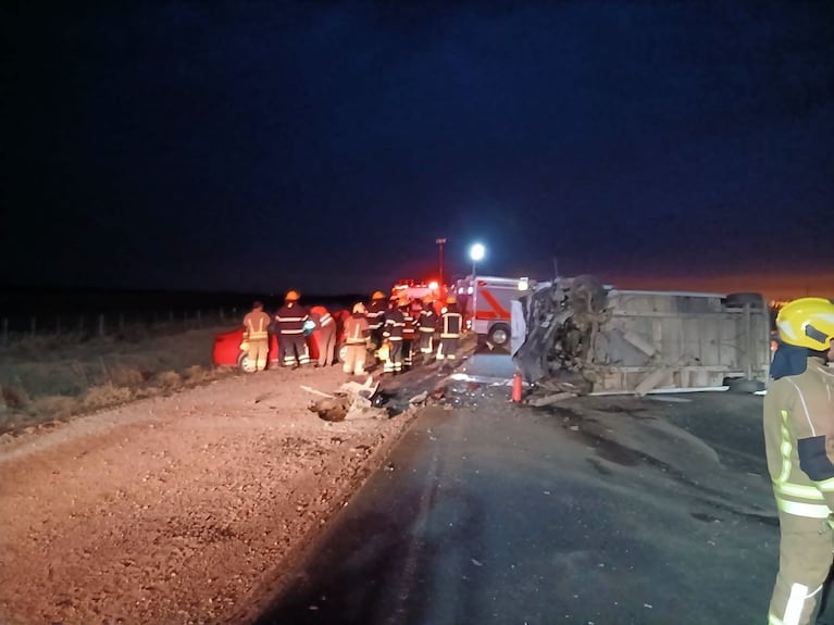 Choque frontal en el sur de Córdoba. Imagen: gentileza Diario Digital Sur de Córdoba.