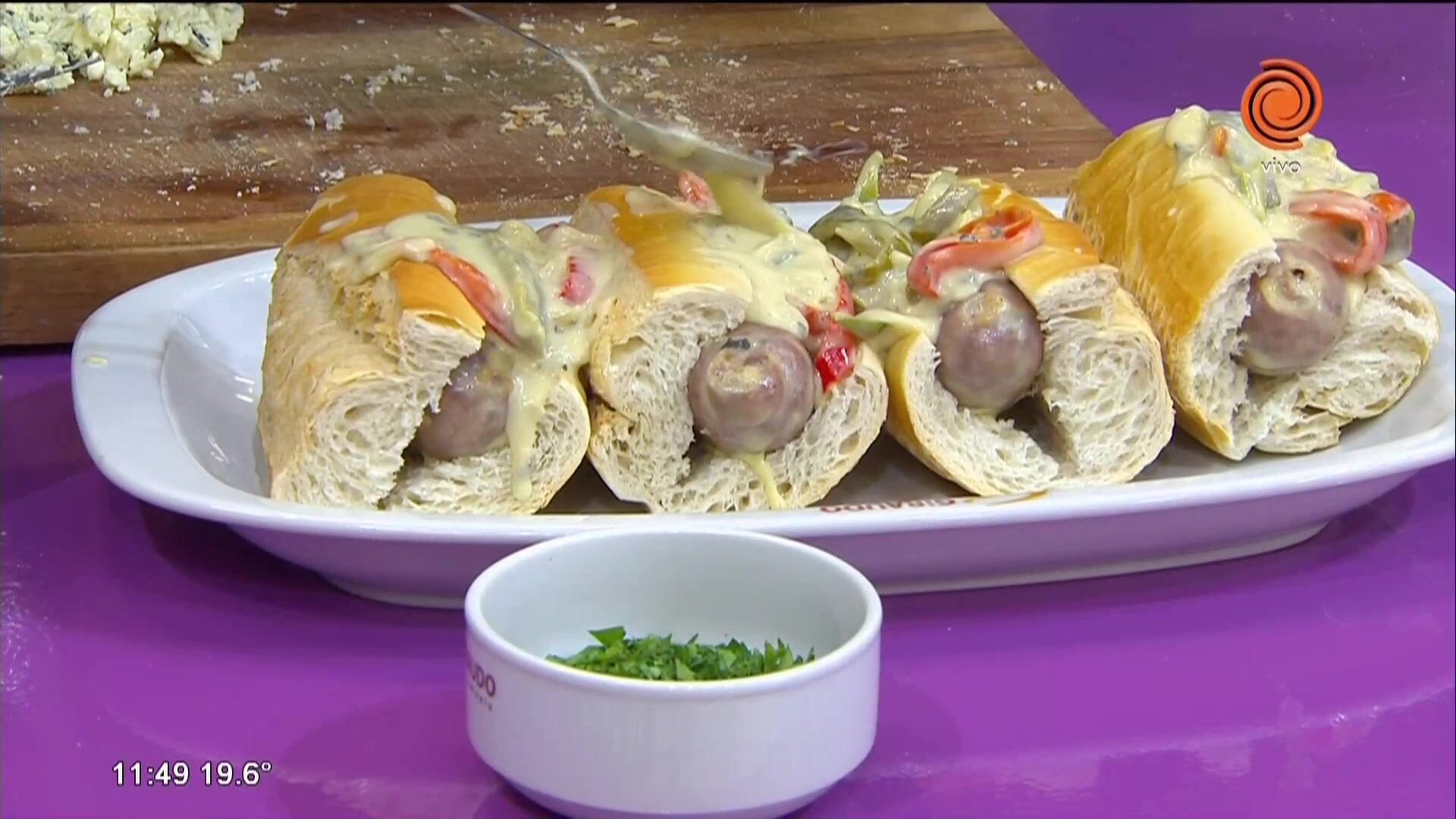 Chorizos al roquefort