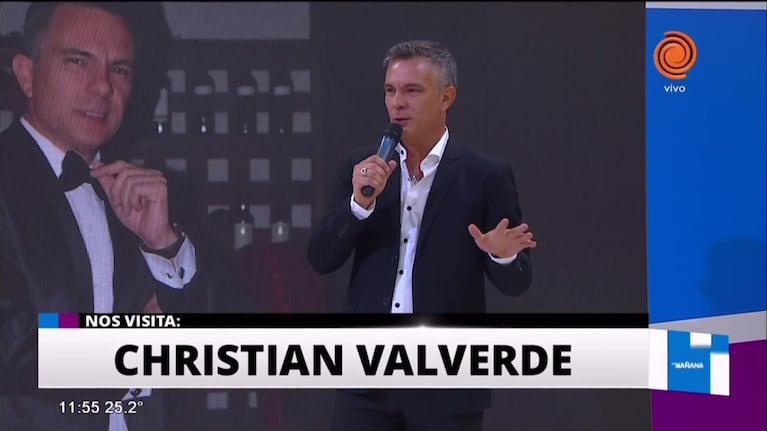 Christian Valverde hizo un adelanto de "All In" en el Show