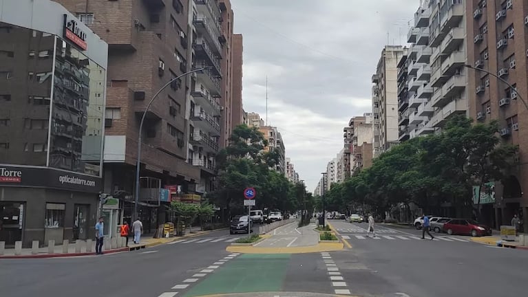 Cielo gris y precipitaciones que se avecinan a Córdoba.