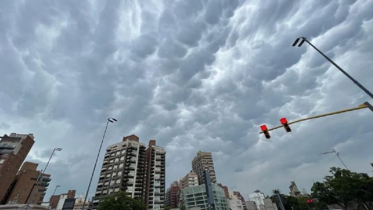 Cielo nublado, aire fresquito y un pequeño alivio después del terrible calor en Córdoba.