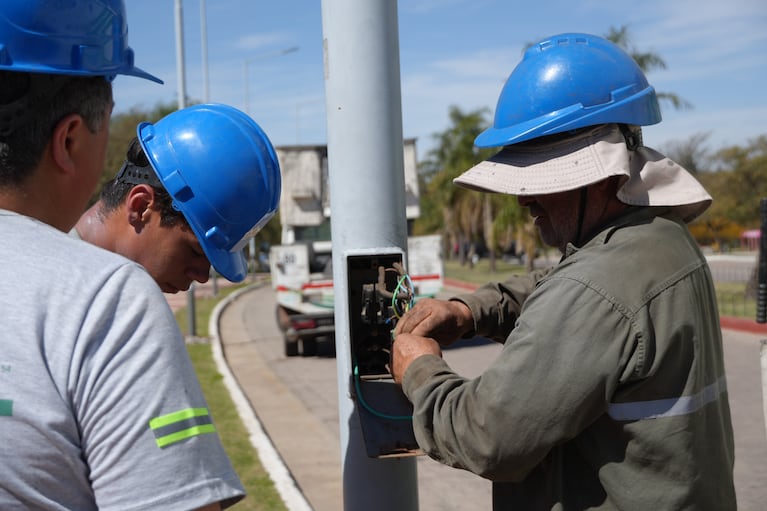 Cierran el Parque del Kempes por reparaciones en iluminación.