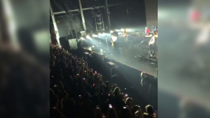 Cinco mil personas estuvieron presentes en el show de la reconocida banda. 