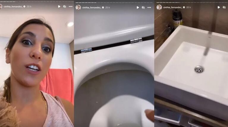 Cinthia Fernández sorteará los inodoros de su casa por Instagram