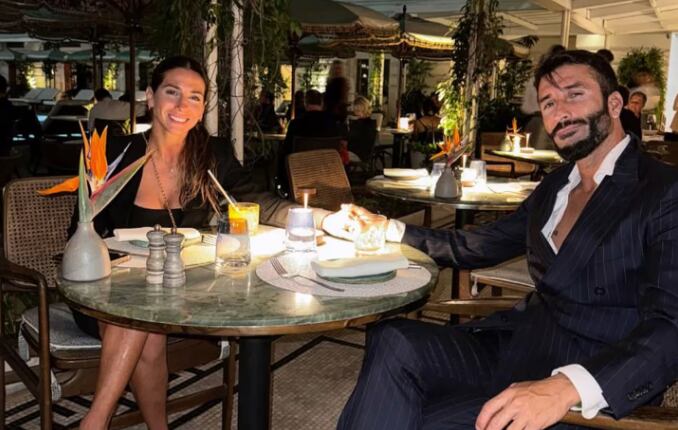 Cinthia Fernández y Roberto Castillo se comprometieron.
