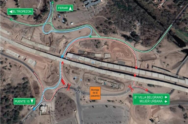 Circunvalación: nuevos desvíos de tránsito en la zona del Kempes