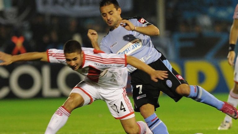 Cirigliano descendió con River ante Belgrano en 2011.